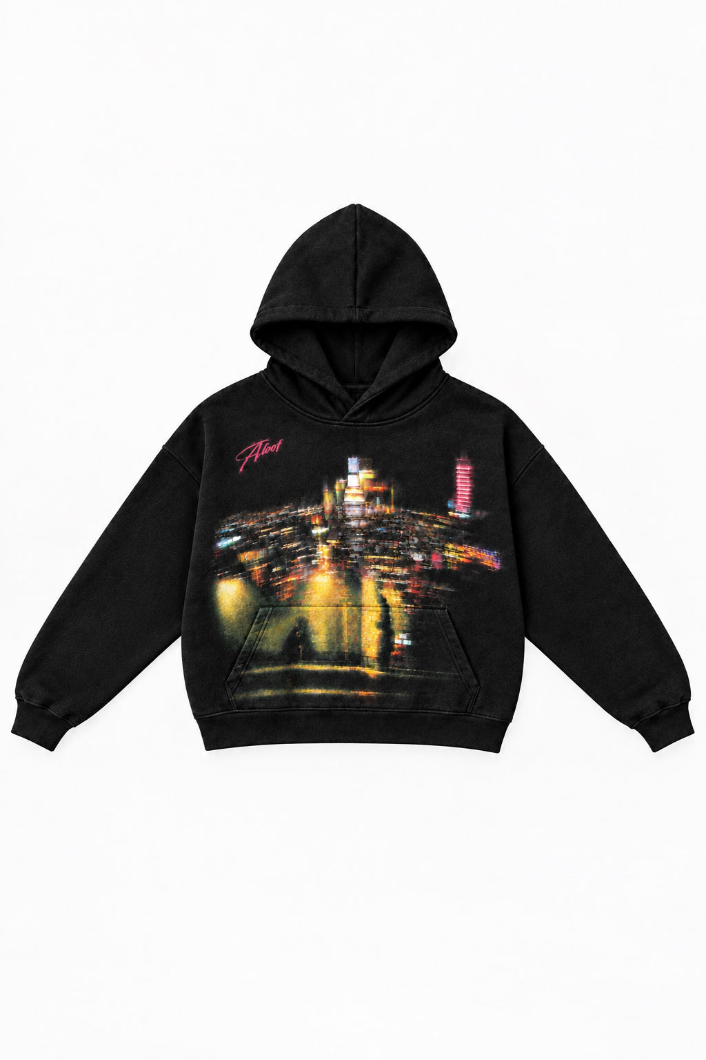Black NYC Aloof Hoodie